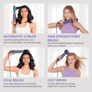 Multifunctionele haarborstel