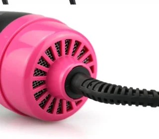 Multistyler 3-in-1 Zwart/Roze - Föhnborstel, Krultang & Stijltang