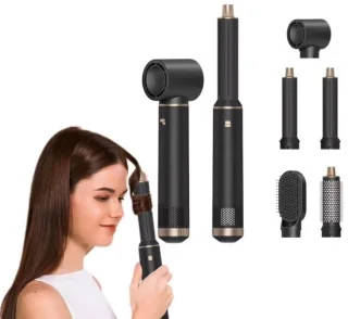 Multistyler 5-in-1 Zwart — één tool, vijf stylingmogelijkheden