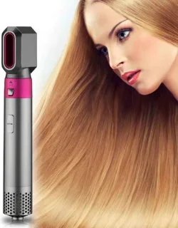MyLucinda® 5-in-1 Haarstyler Föhn Krultang Stijltang Borstel