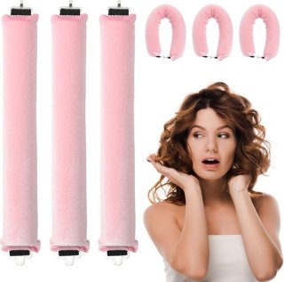 Nachtkrulrollen 3 stuks - Roze review