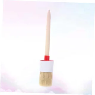 Olieborstel grillborstel - ronde haren borstel - 265 cm - beige