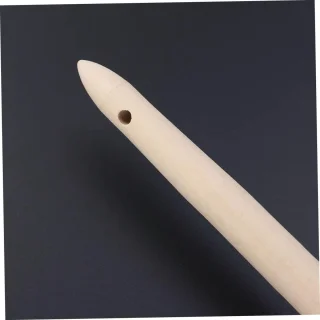 Olieborstel grillborstel - ronde haren borstel - 265 cm - beige