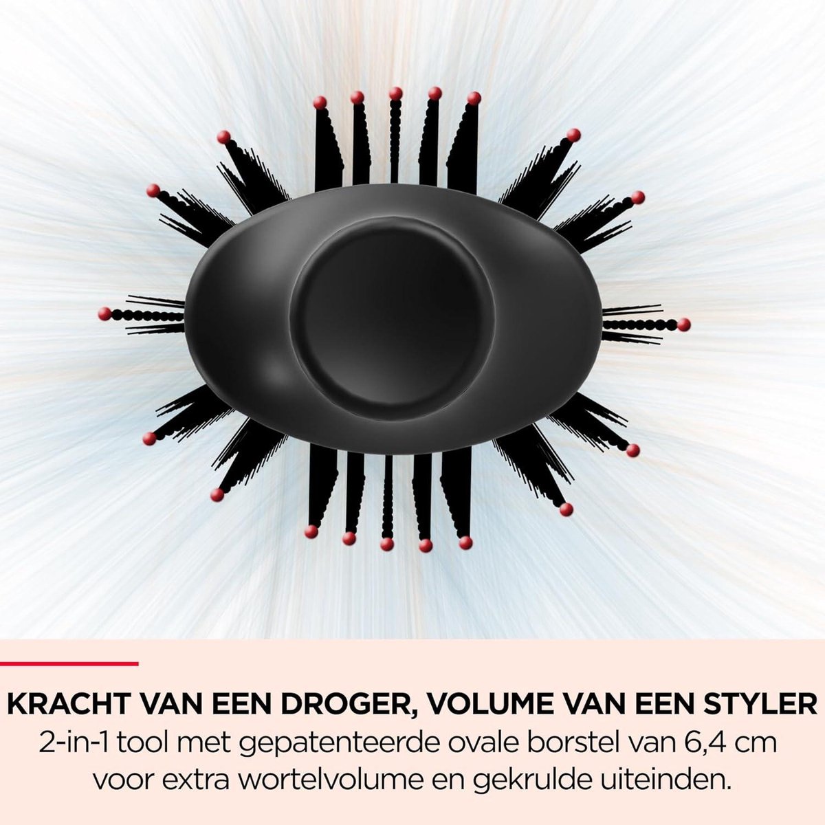Wat vinden we goed aan de One-Step Volumiser Plus titanium stijlborstel zwart