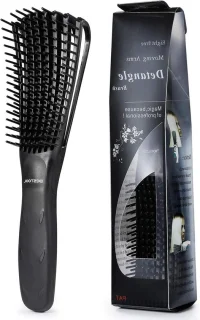 Ontklittingsborstel voor afro haar