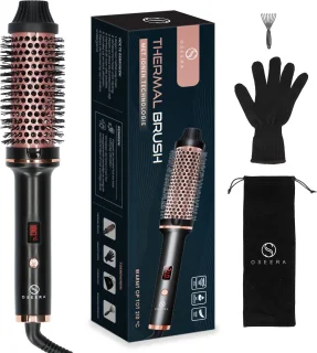 Oseera Thermal Brush Keramische Warmteborstel Roségoud/Zwart