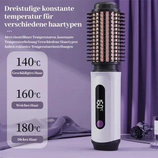 Wat vinden we goed aan de Paarse 38 mm krul- en föhnborstel