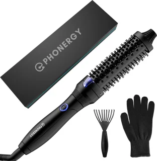 Phonergy Thermostyle Warmteborstel 38mm Mat Zwart