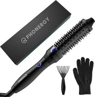 Phonergy Thermostyle Warmteborstel 38mm Mat Zwart