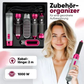 ProfiCare HAS 3132 4in1 Multistyler grijs/pink