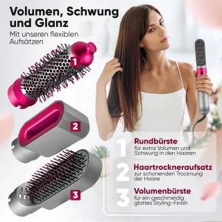 ProfiCare HAS 3132 4in1 Multistyler grijs/pink