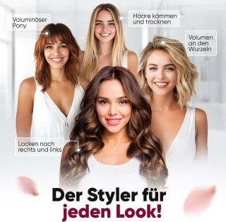 ProfiCare HAS 3132 4in1 Multistyler grijs/pink