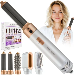 ProfiCare HAS 3132 Heteluchtborstel 4-in-1 Wit/Rosé