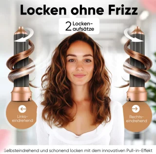 ProfiCare HAS 3132 Heteluchtborstel 4-in-1 Wit/Rosé