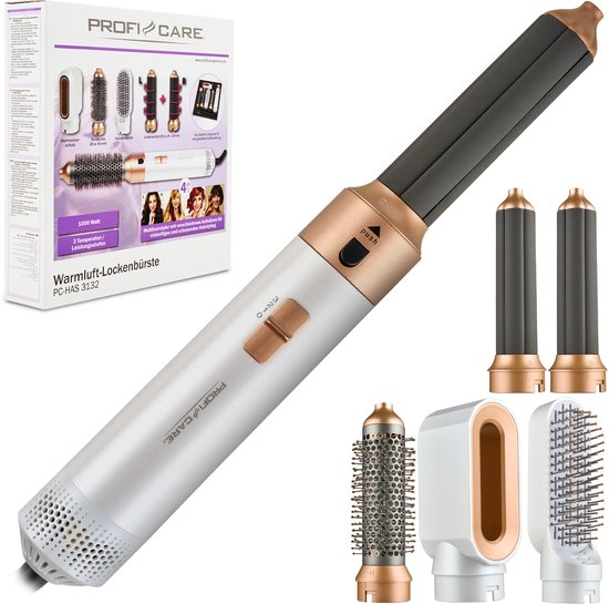 ProfiCare HAS 3132 Heteluchtborstel 4-in-1 Wit/Rosé review