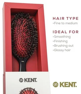 Pure Black Bristle Haarborstel Medium