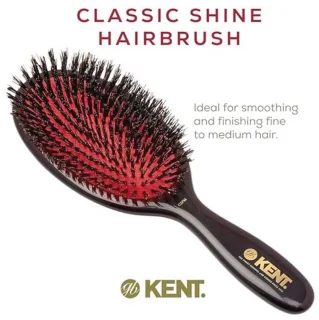 Pure Black Bristle Haarborstel Medium