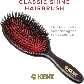 Pure Black Medium Haarborstel
