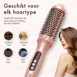 QFLEX PRO Thermal Brush 38mm Warmteborstel met 10 Warmtestanden