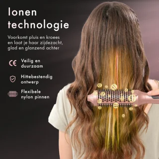 QFLEX PRO Thermal Brush 38mm Warmteborstel met 10 Warmtestanden
