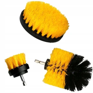 Reinigingsborstels voor boormachine, nylon, 3 stuks