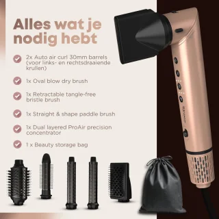 Revamp DR2850 7-in-1 Multistyler met 6 Opzetstukken