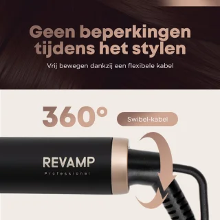 Revamp Revamp Keramische Krulborstel 40 mm Zwart