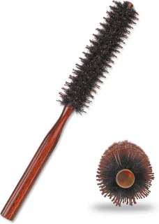 Ronde föhnborstel met varkenshaar en nylon pin