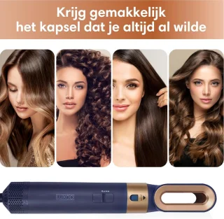 Roterende Fohnborstel 5-in-1 Krultang en Stijltang