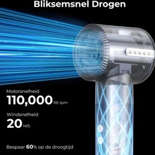 RoyaLuxe Velours Max 7-in-1 Airstyler Zwart
