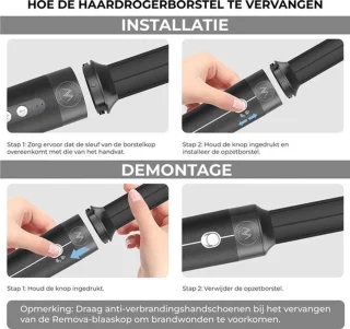RoyaLuxe Velours Max 7-in-1 Airstyler Zwart