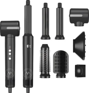 RoyaLuxe Velours Max 7-in-1 Airstyler Zwart