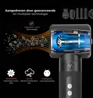 RoyaLuxe Velours Max 7-in-1 Airstyler Zwart