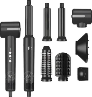 RoyaLuxe Velours Max 7-in-1 Airstyler Zwart