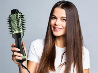 SAABW 4-in-1 Föhnborstel Zwart/Groen 72777