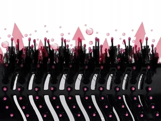 SAABW Magic Hair-Brush 3-in-1 Föhnborstel Roze/Zwart