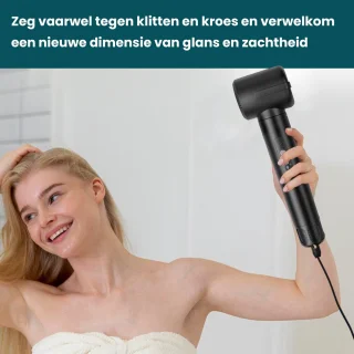 Saaf 7-in-1 Fohnborstel Set Zwart