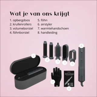 Samlux 5-in-1 Fohnborstel Set