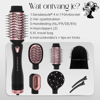 Sansbeauté 4-in-1 Fohnborstel Multistyler