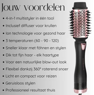 Sansbeauté 4-in-1 Fohnborstel Multistyler