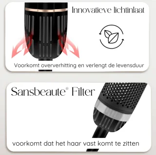 Sansbeauté 8-in-1 Airstyler Multistyler