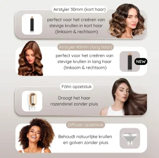 Sansbeauté 8-in-1 Airstyler Multistyler