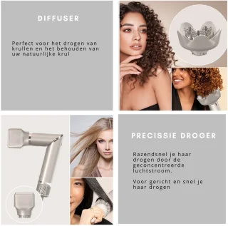 SEPH Airstyler 8-in-1 Multistyler inclusief 8 Opzetstukken