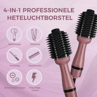 SerlinePro Hot Air Brush V10 Föhnborstel Paars