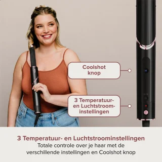 Shark FlexStyle HD424EU 3-in-1 Föhn en Multistyler Zwart/Rose