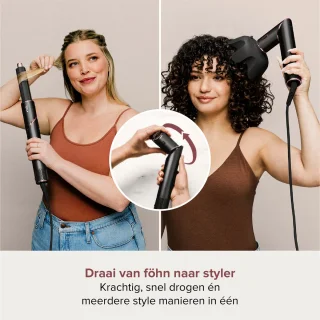 Shark FlexStyle HD440EU 5-in-1 Föhn en Multistyler Zwart/Rose