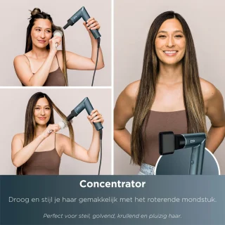 Shark FlexStyle HD450TLEU Limited Edition Föhn en Multistyler Blauw