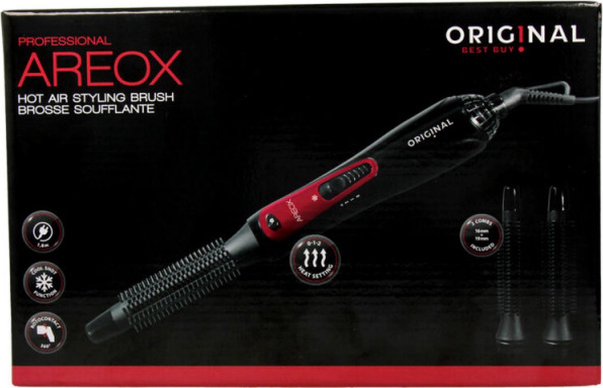 De Sinelco Areox Heat Brush in één oogopslag
