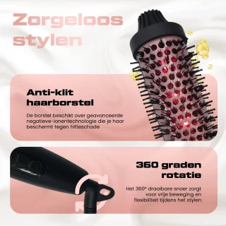 SmarterChoice Thermal Brush 3-in-1 Zwart