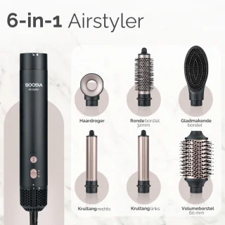 Soosia 6-in-1 Airstyler Multistyler